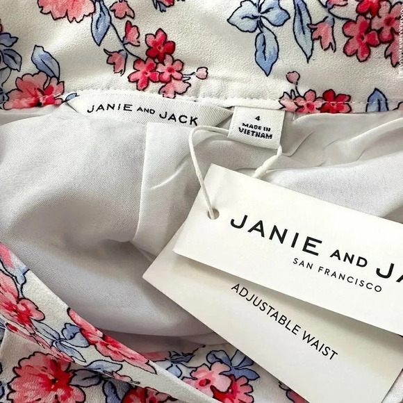 Janie & Jack | Gauzy Floral Skort (4T) 🌺 - Picture 5 of 6